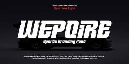 Wepoire Font Poster 1