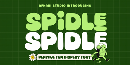 Spidle Font Poster 1