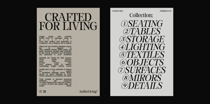 Estetika Maison Font Poster 9