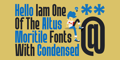 Altus Moritile Font Poster 2