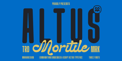 Altus Moritile Font Poster 1