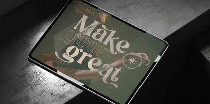 Sage Vatigo Font Poster 7