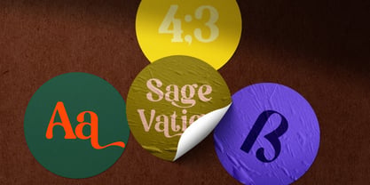 Sage Vatigo Font Poster 6