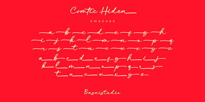 Comtic Hiden Font Poster 14