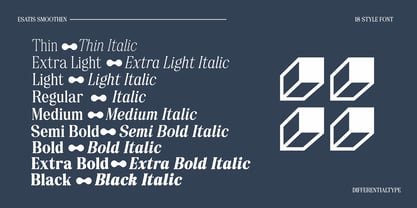 Esatis Smoothen Font Poster 2