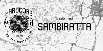 Sambiratta Font Poster 1