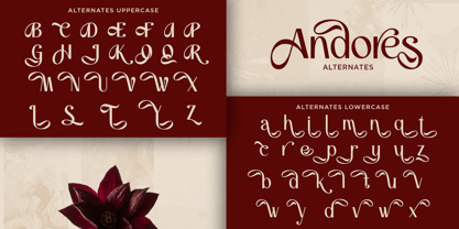 Andores Font Poster 12