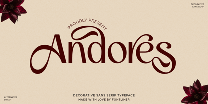 Andores Font Poster 1