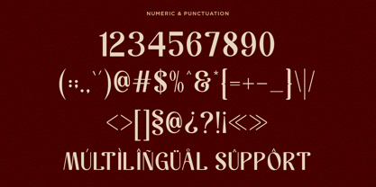 Andores Font Poster 13