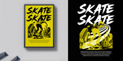 Rush Zone Font Poster 7