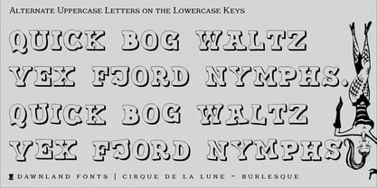 Cirque de la Lune Font Poster 2