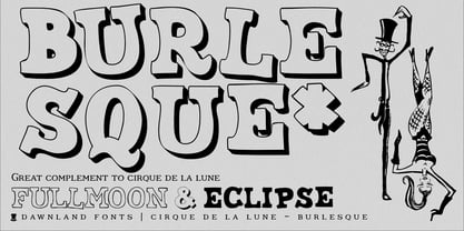 Cirque de la Lune Font Poster 1