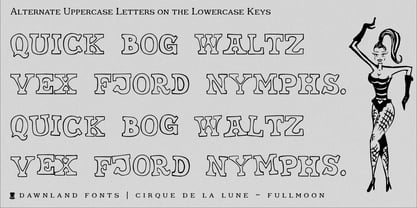 Cirque de la Lune Font Poster 5