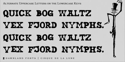 Cirque de la Lune Font Poster 4
