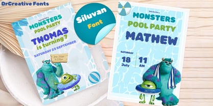 Siluvan Font Poster 2
