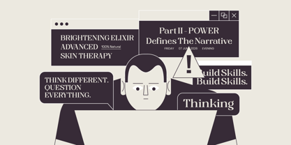 Mindken Font Poster 3