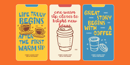Cheeky Chunky Font Poster 10