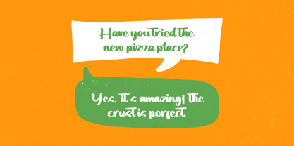 Simple Chating Font Poster 11