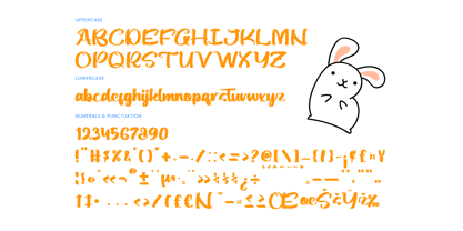 Simple Chating Font Poster 10