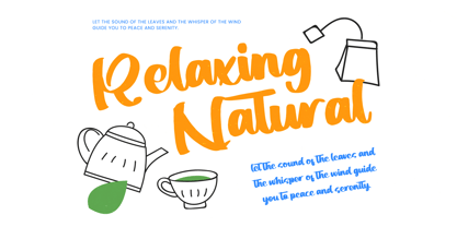 Simple Chating Font Poster 7