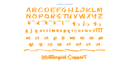 Simple Chating Font Poster 15