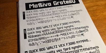Massiva GrotesQ Font Poster 4