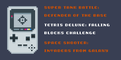 Pixobay Font Poster 2