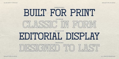 Availo Ledger Font Poster 3