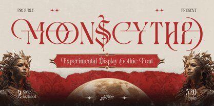 Moonscythe Font Poster 1