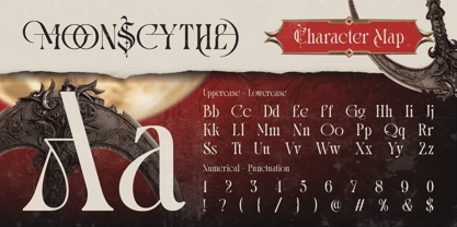 Moonscythe Font Poster 2