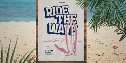 Calyra Retro Font Poster 11