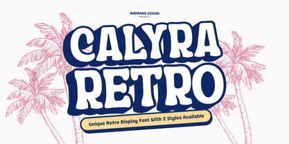 Calyra Retro Font Poster 1