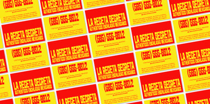 XL Gigalonn Font Poster 11