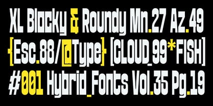XL Gigalonn Font Poster 4