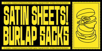 XL Gigalonn Font Poster 6