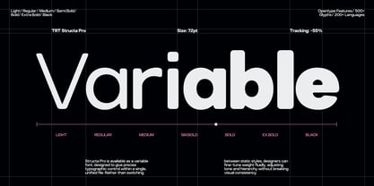 TRT Structa Pro Font Poster 4