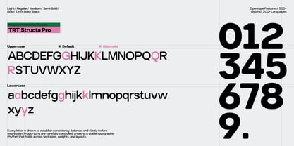 TRT Structa Pro Font Poster 3