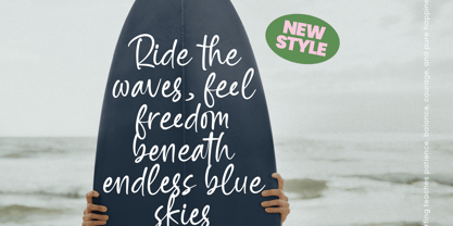 Silent Joy Font Poster 12