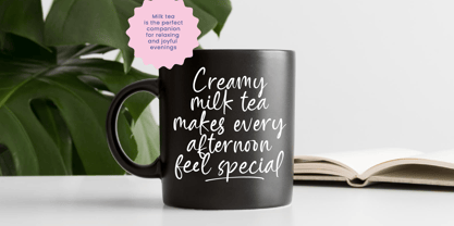 Silent Joy Font Poster 6