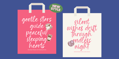 Silent Joy Font Poster 2