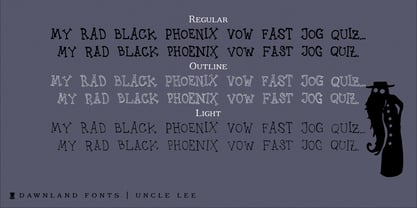 Uncle Lee Font Poster 2