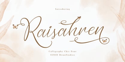 Raisahren Font Poster 1