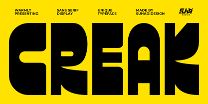 Creak Font Poster 1