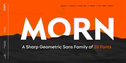 Morn Font Poster 1