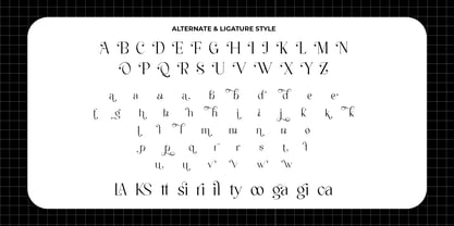 Sarelyona Collection Font Poster 9