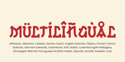 Mitohan Font Poster 6