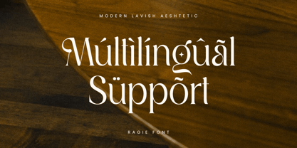 Ragie Font Poster 12