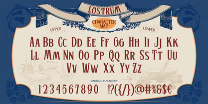Lostrum Font Poster 1