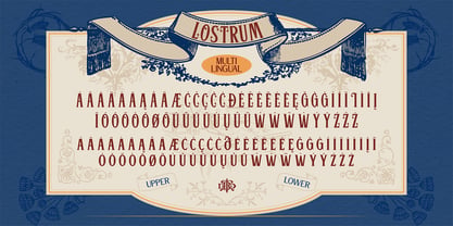 Lostrum Font Poster 9