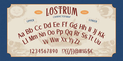 Lostrum Font Poster 6
